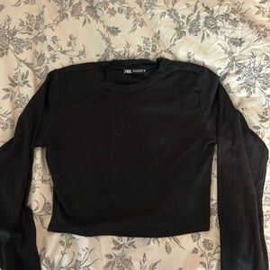 Zara Women's Black Crop Top